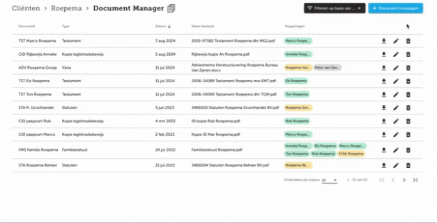 Adding_Documents Nieuwe documenten toevoegen aan de document manager software van Equimerio